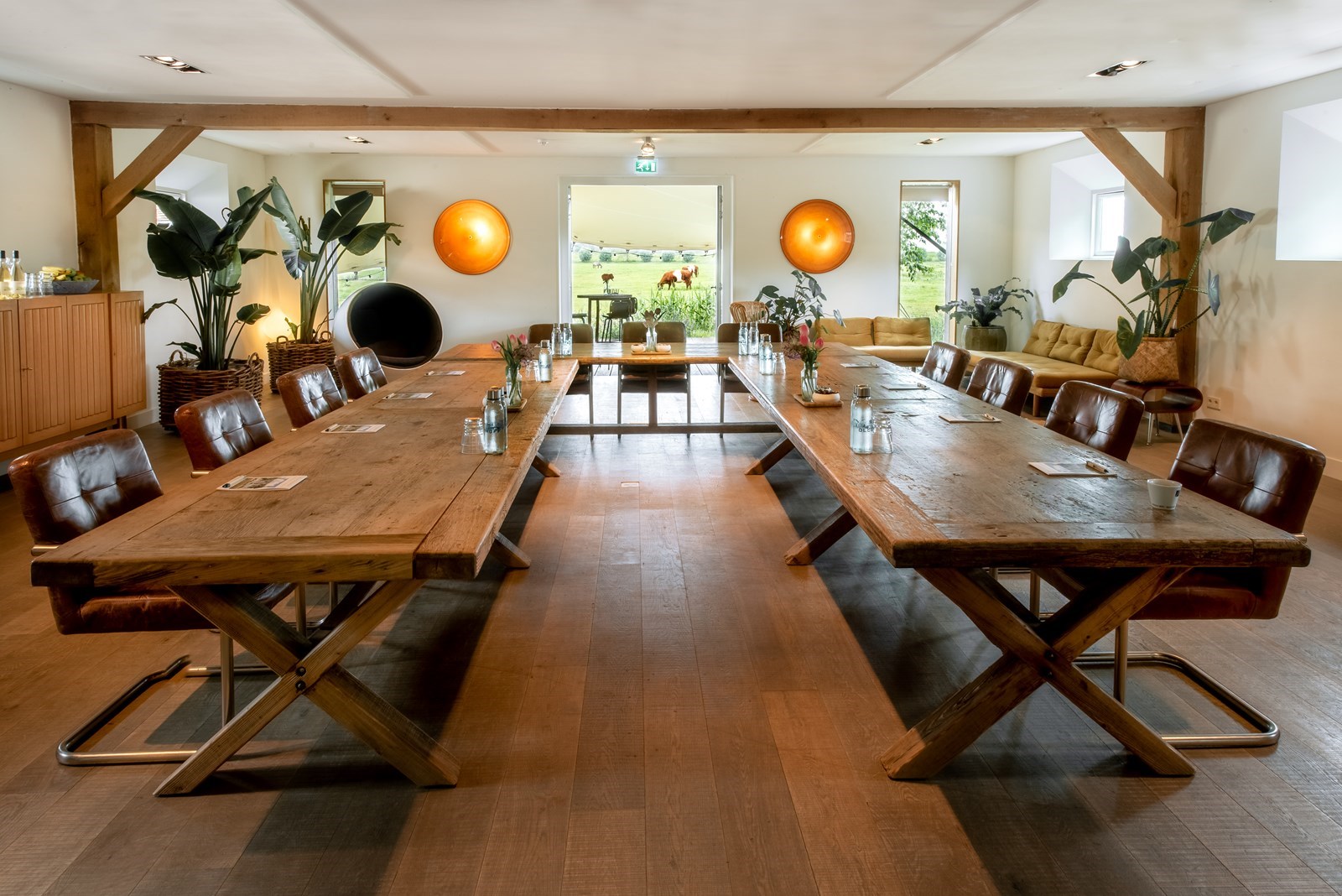 Vergaderen in een statige boerenvilla in Abcoude