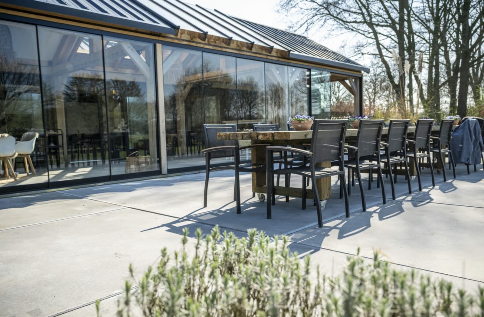 Stoere Loft in het groen