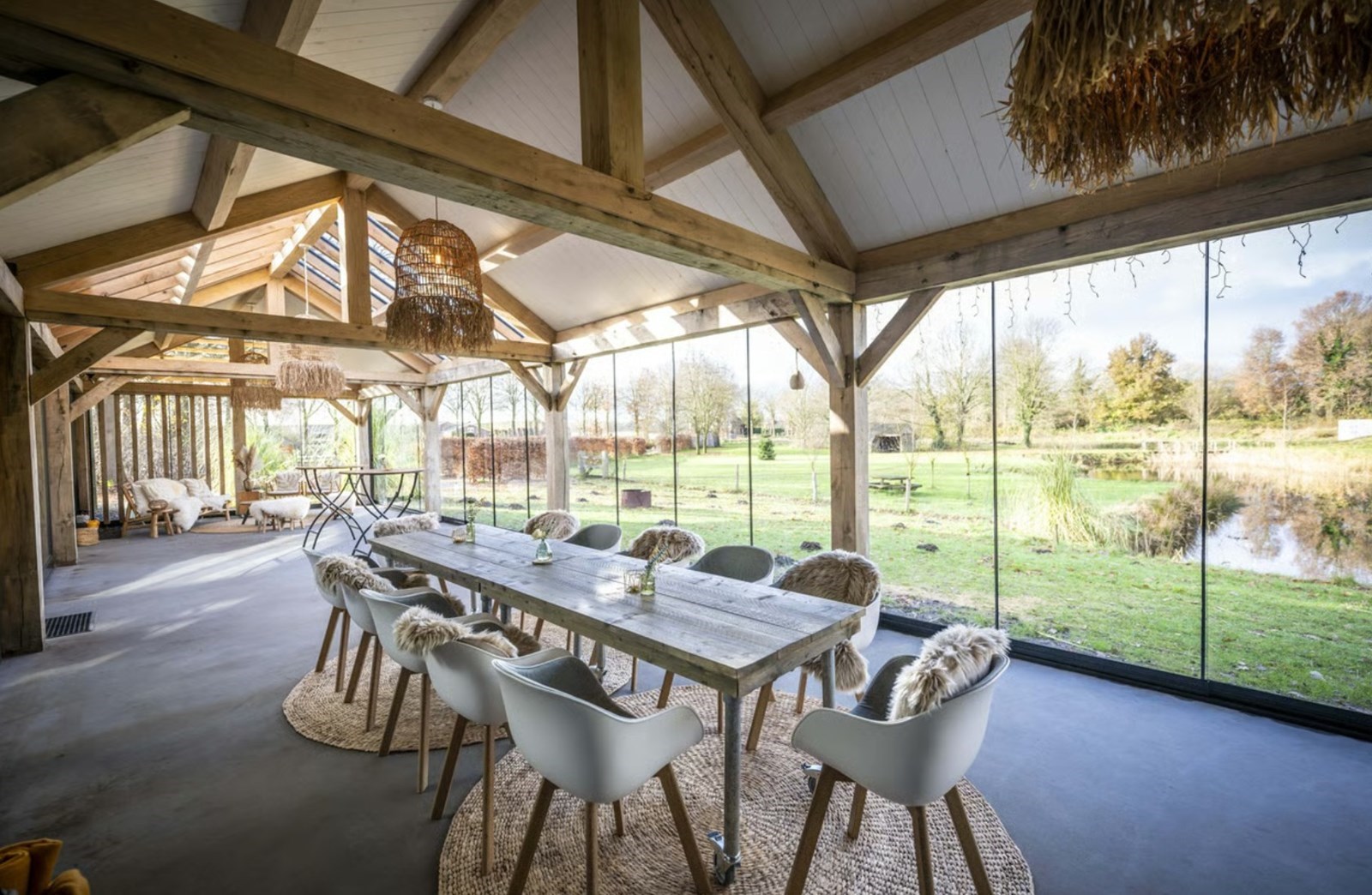 Stoere Loft in het groen