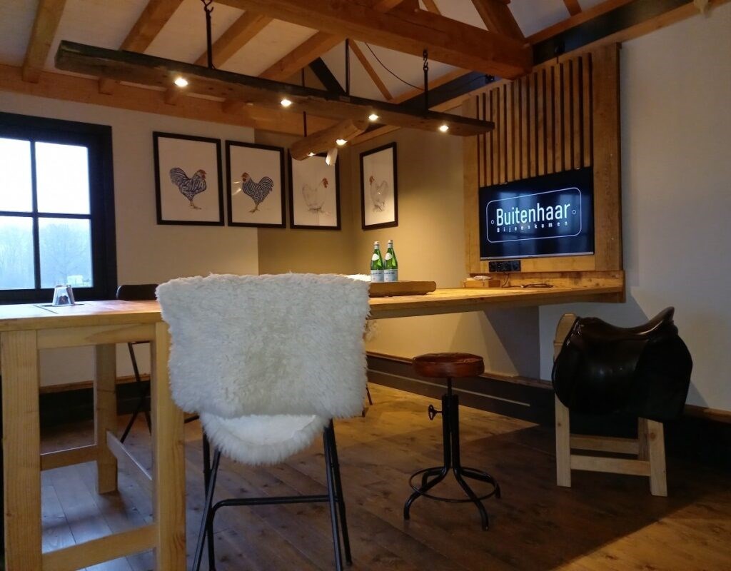 Werkschuur aan de voet van de Amerongse berg