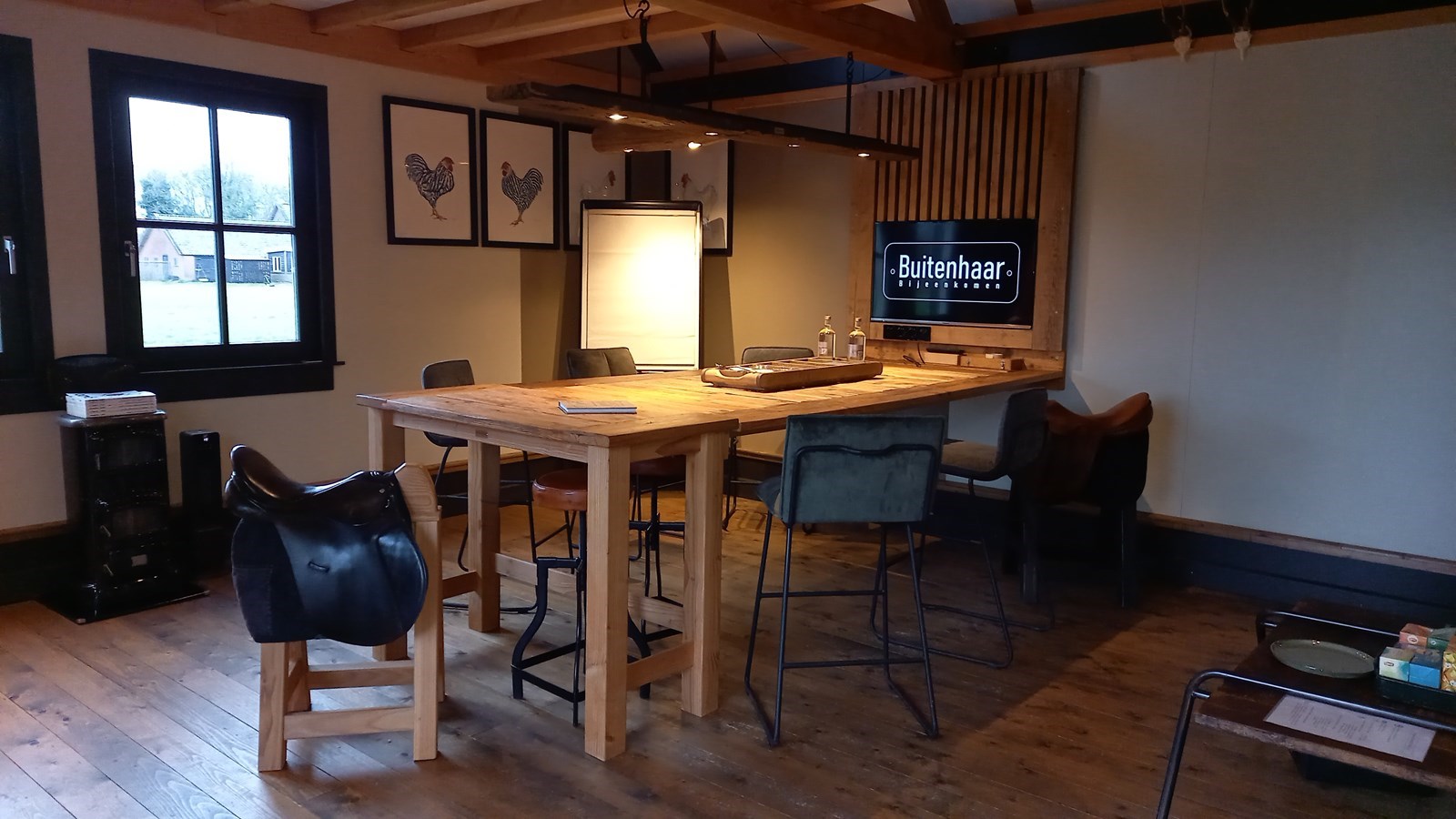 Werkschuur aan de voet van de Amerongse berg