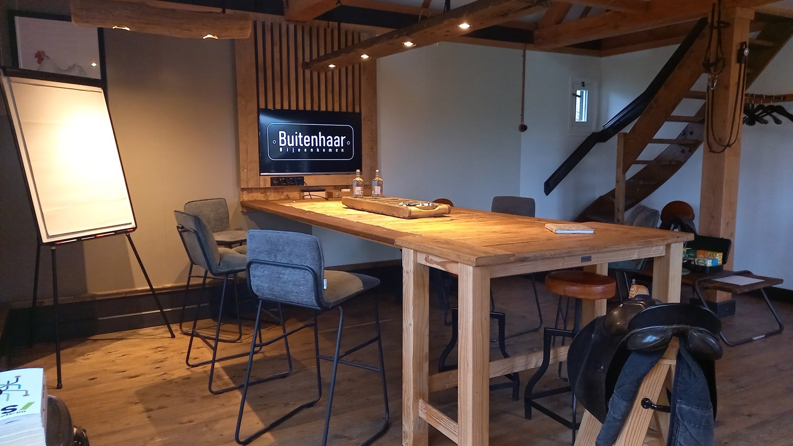 Werkschuur aan de voet van de Amerongse berg