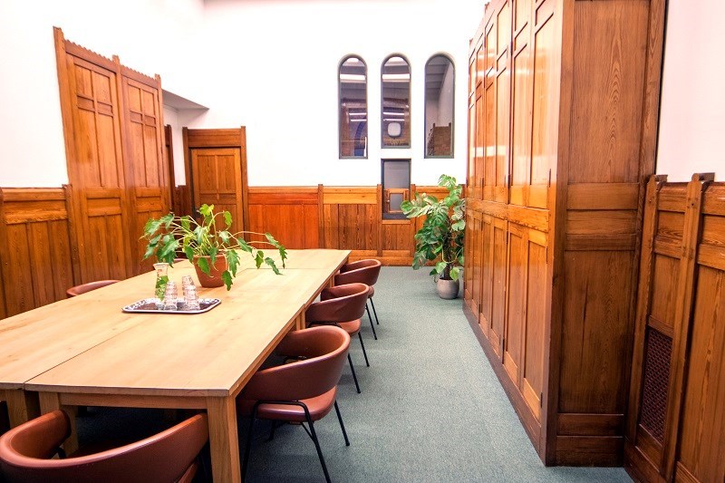 Vergaderen in de Beurs van Berlage