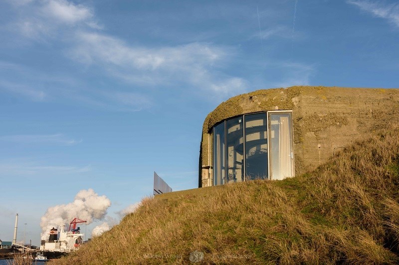 Vergaderfort op een eiland