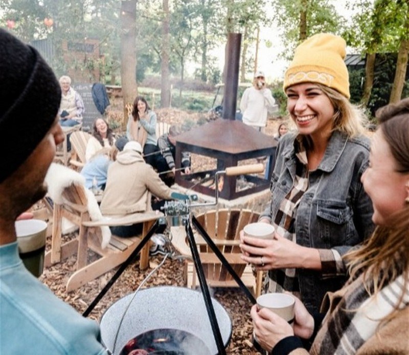 Vergaderen op een onbekend natuureilandje in Nederland