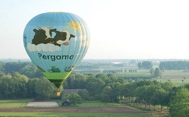 Vergaderen in een luchtballon Vergaderen in een luchtballon