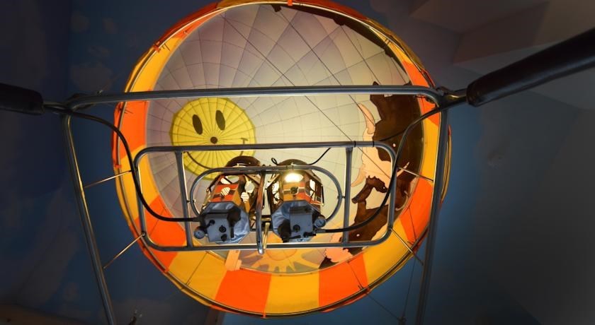 Vergaderen in een luchtballon