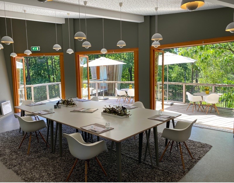 Vergaderen in een Boomhut