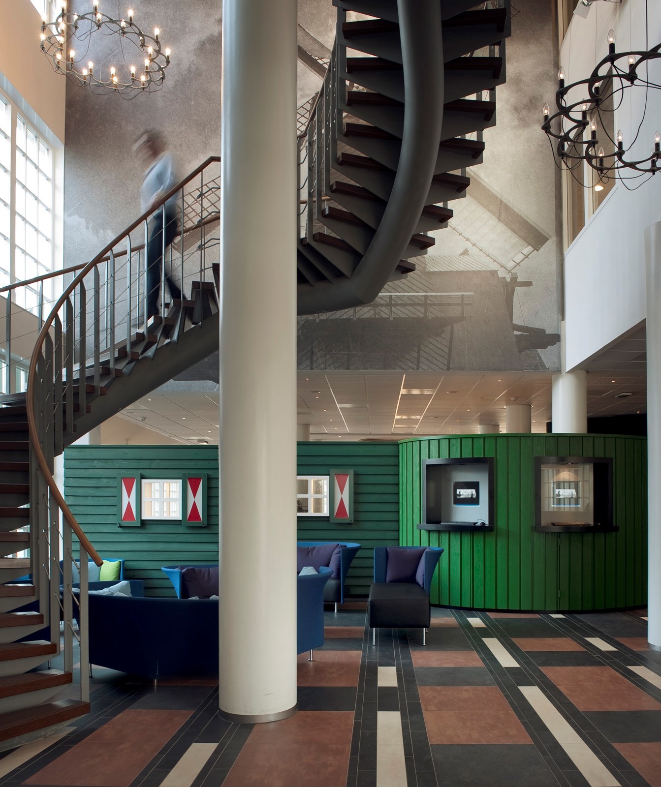 Iconische gestapelde Zaanse huisjes