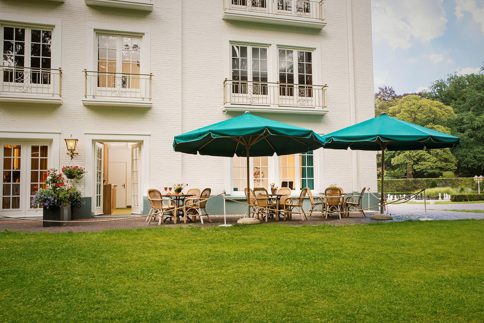 Vergaderen op een landgoed met een 4-sterren+ hotel