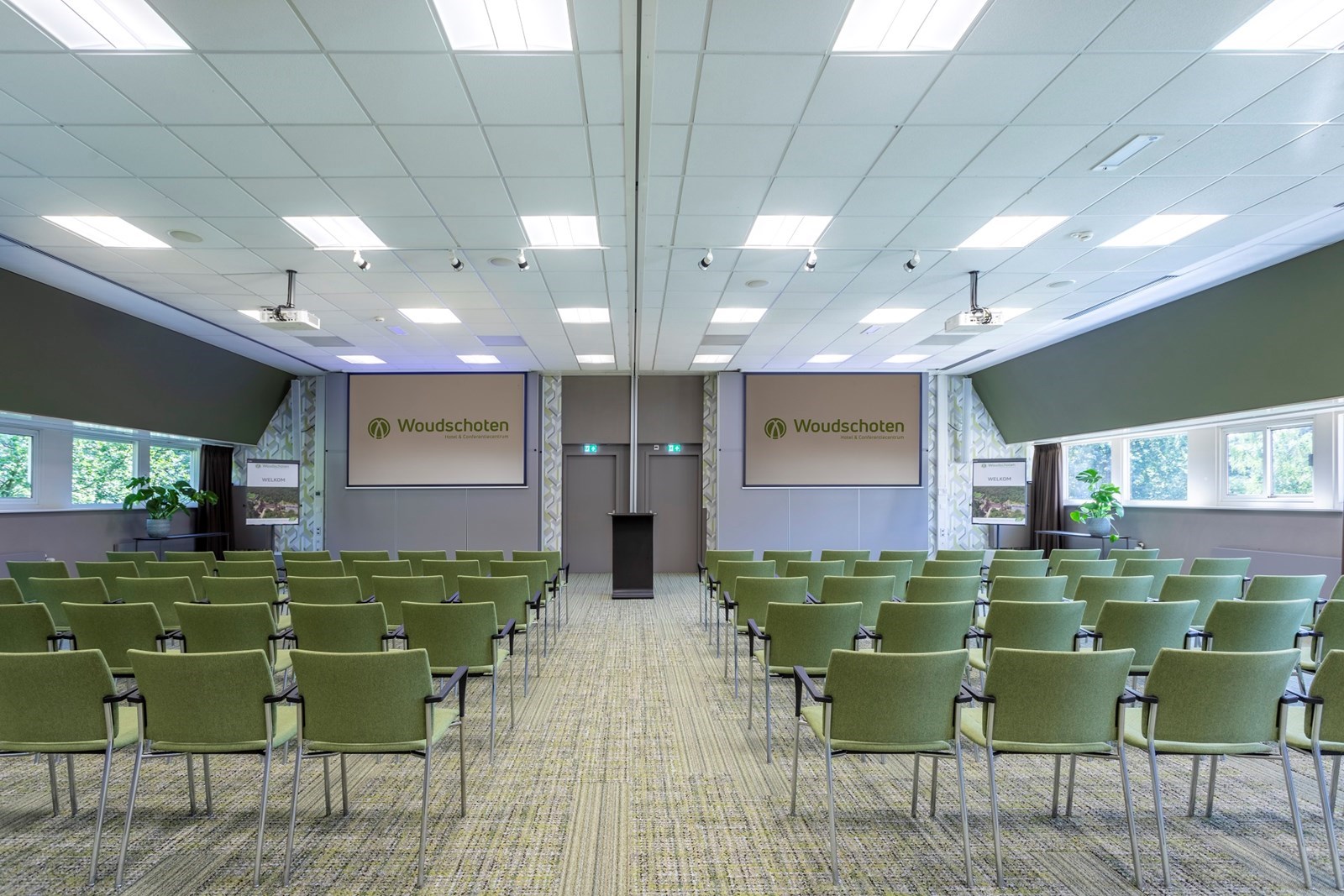 Vergaderen en overnachten op een bosrijk landgoed