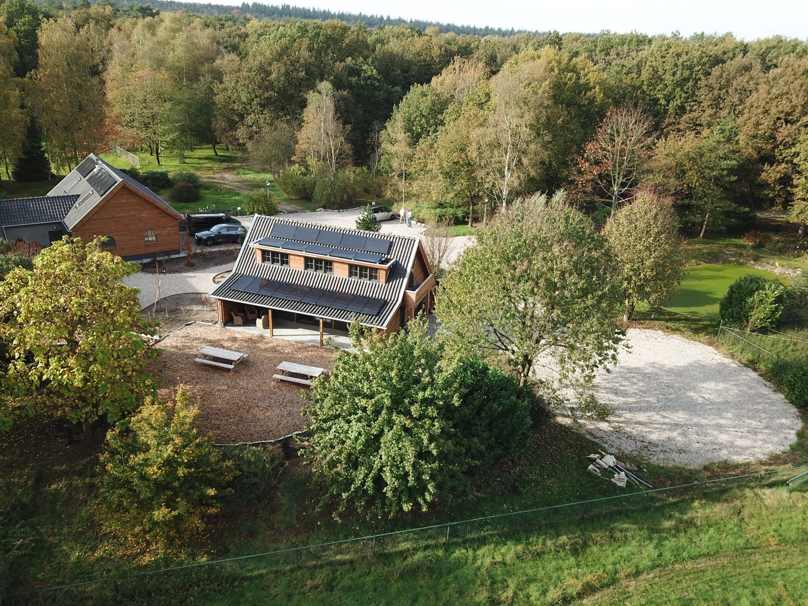 Privé vergaderlocatie in het bos