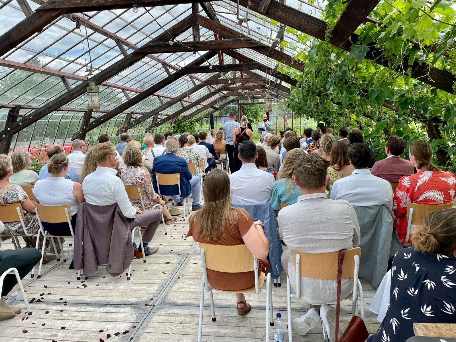 Vergaderen in een unieke Druivenkas