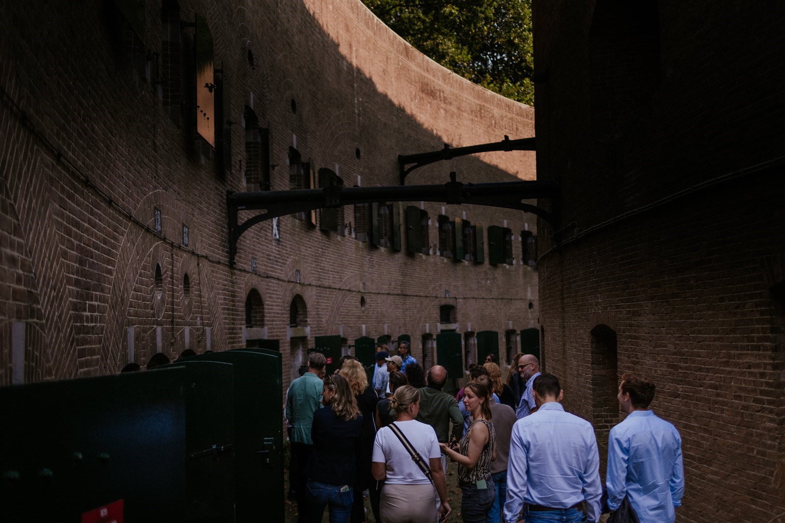 Vergaderen in een Fort net onder Utrecht