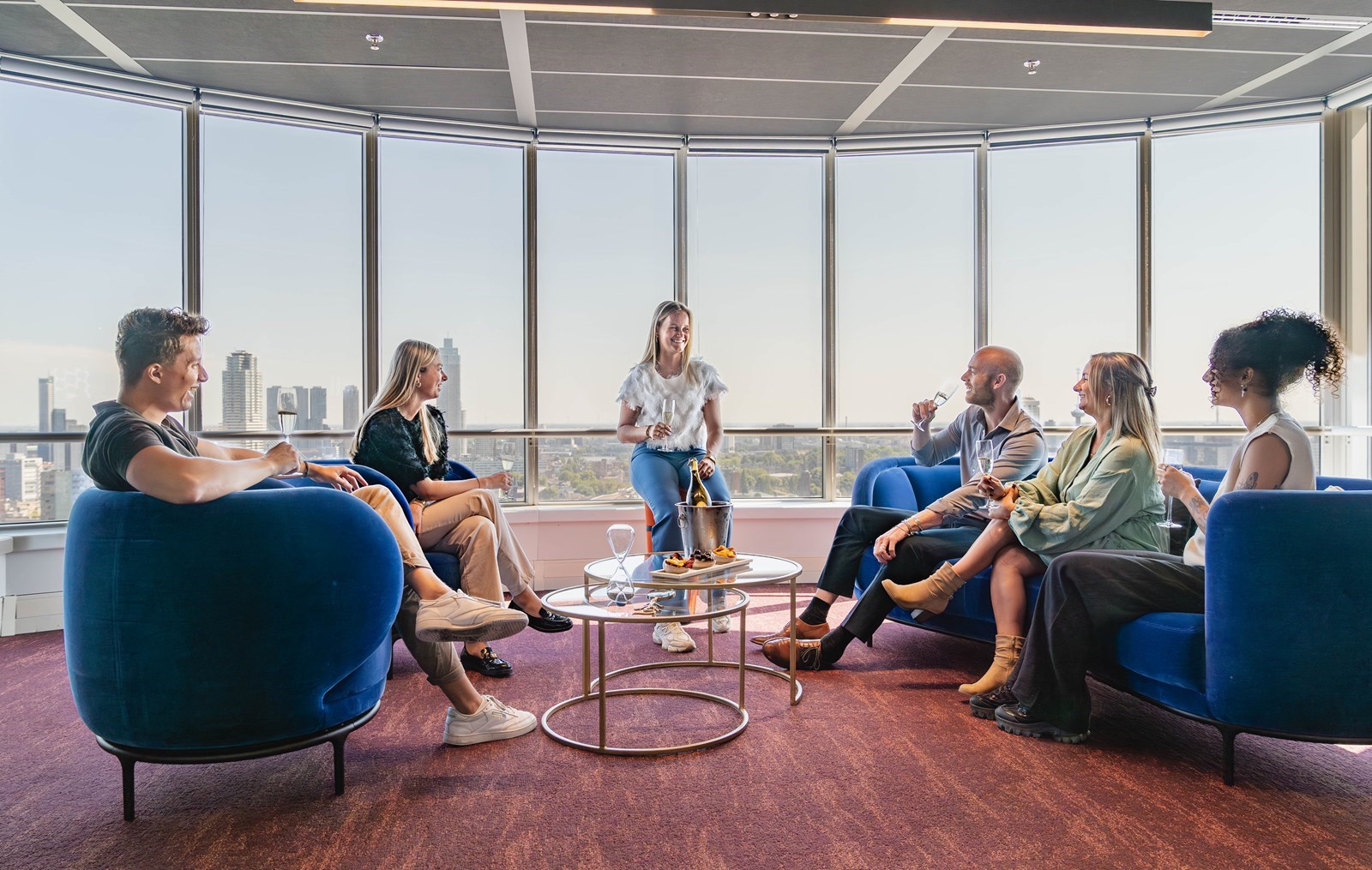 Vergaderen met het mooiste uitzicht over Rotterdam