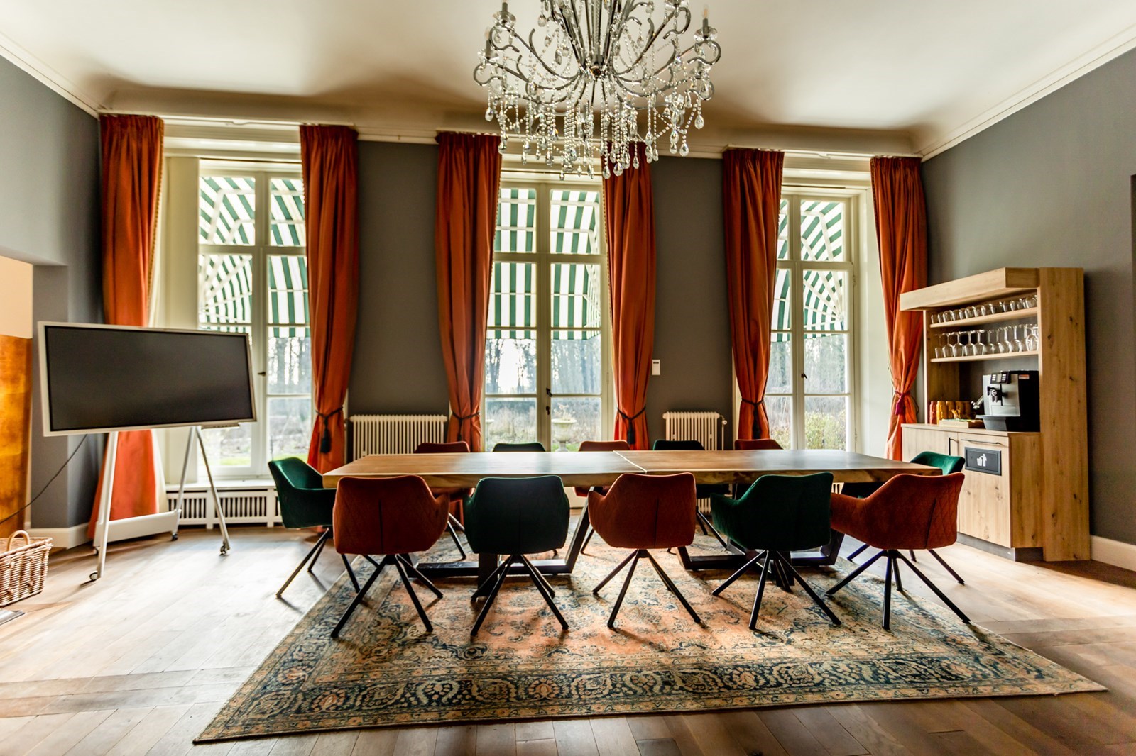 Vergaderen op een historisch landgoed, ouder dan 1000 jaar