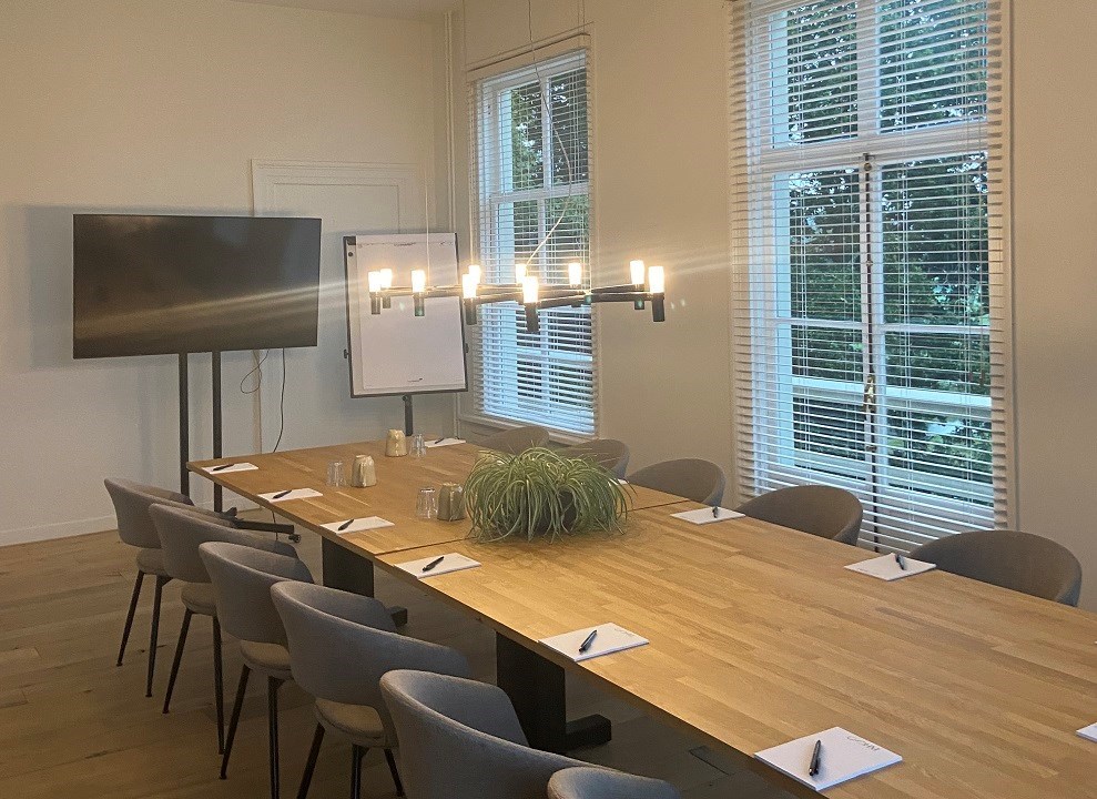 Vergaderen in statig pand op een prachtig landgoed