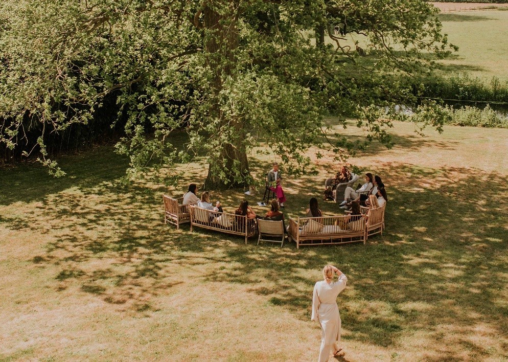 Vergaderen in statig pand op een prachtig landgoed