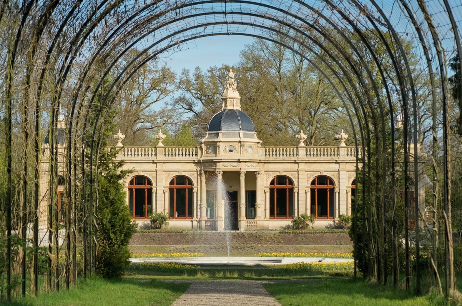 Vergaderen in een 19-eeuwse Oranjerie