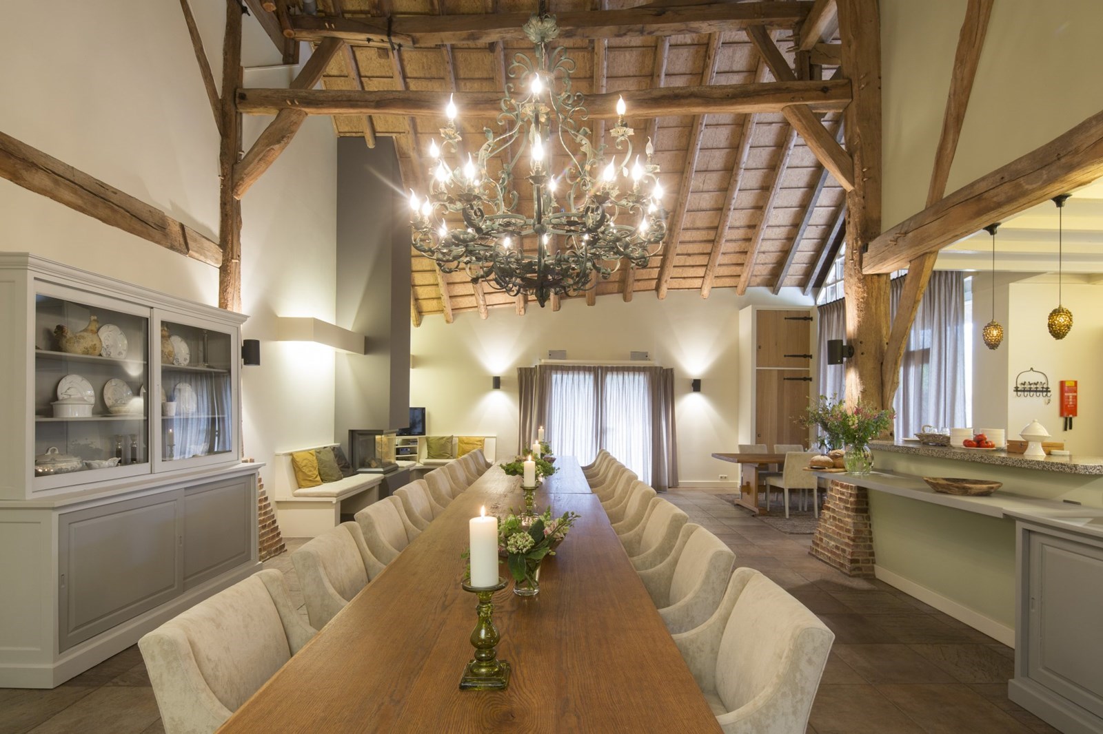 Vergaderen in een Vlaamse schuur op een eeuwenoud landgoed