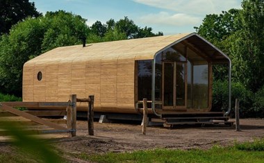 Vergaderen in een Wikkelhouse in de natuur Vergaderen in een Wikkelhouse in de natuur