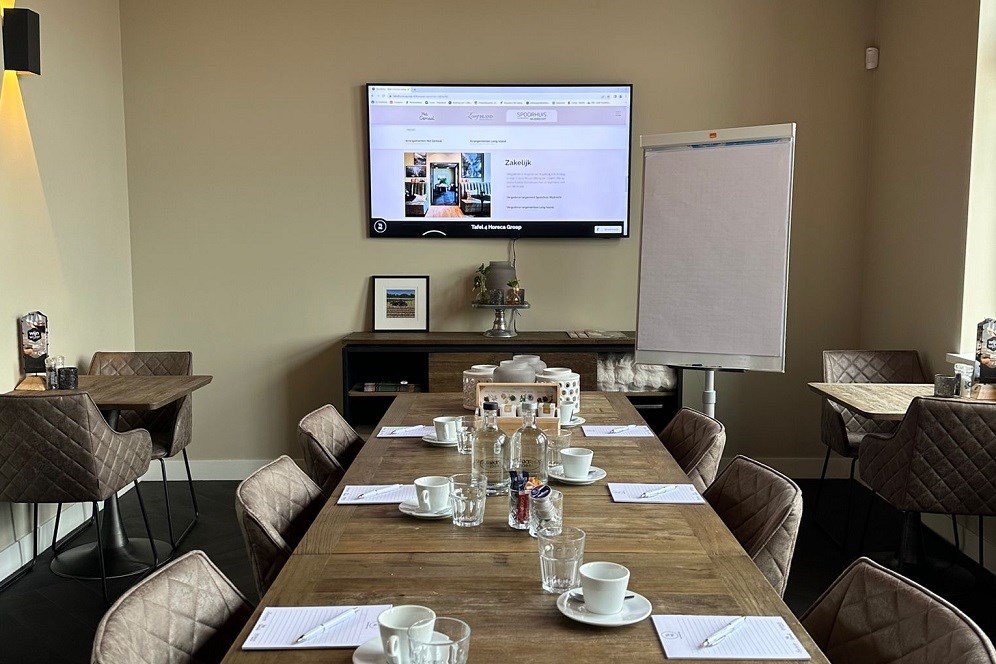 Vergaderen in een oud treinstation