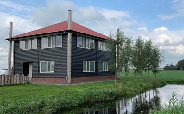 Origineel vergaderen bovenin een moderne hooiberg Origineel vergaderen bovenin een moderne hooiberg