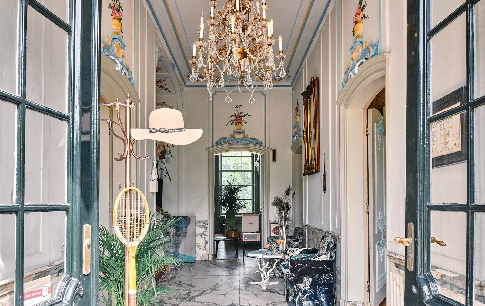 Vergaderen in een monumentaal landhuis op een privé landgoed