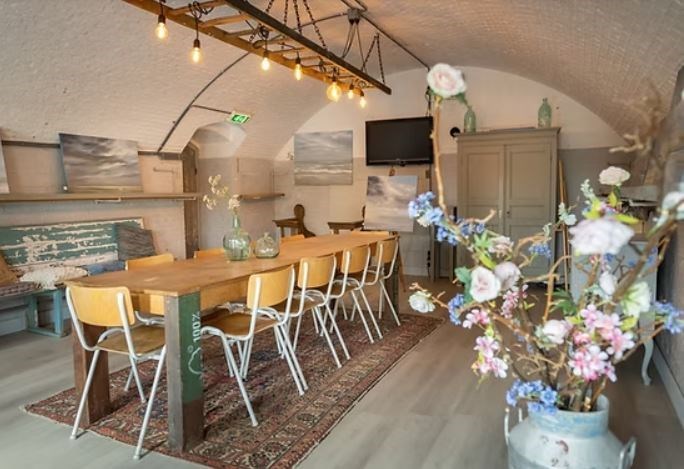 Origineel vergaderen in een Fort dat deel uitmaakt van de Nieuwe Hollandse Waterlinie