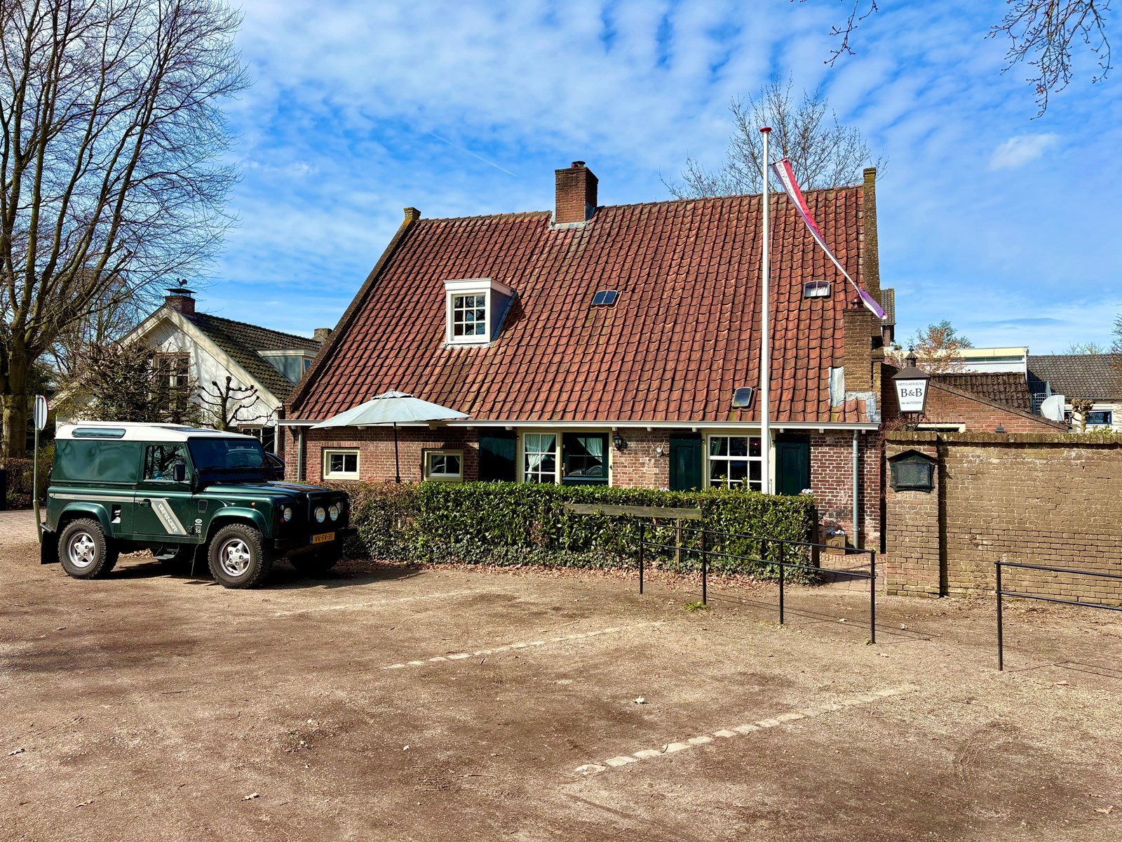 Vergaderen en overnachten tegenover Kasteel Amerongen