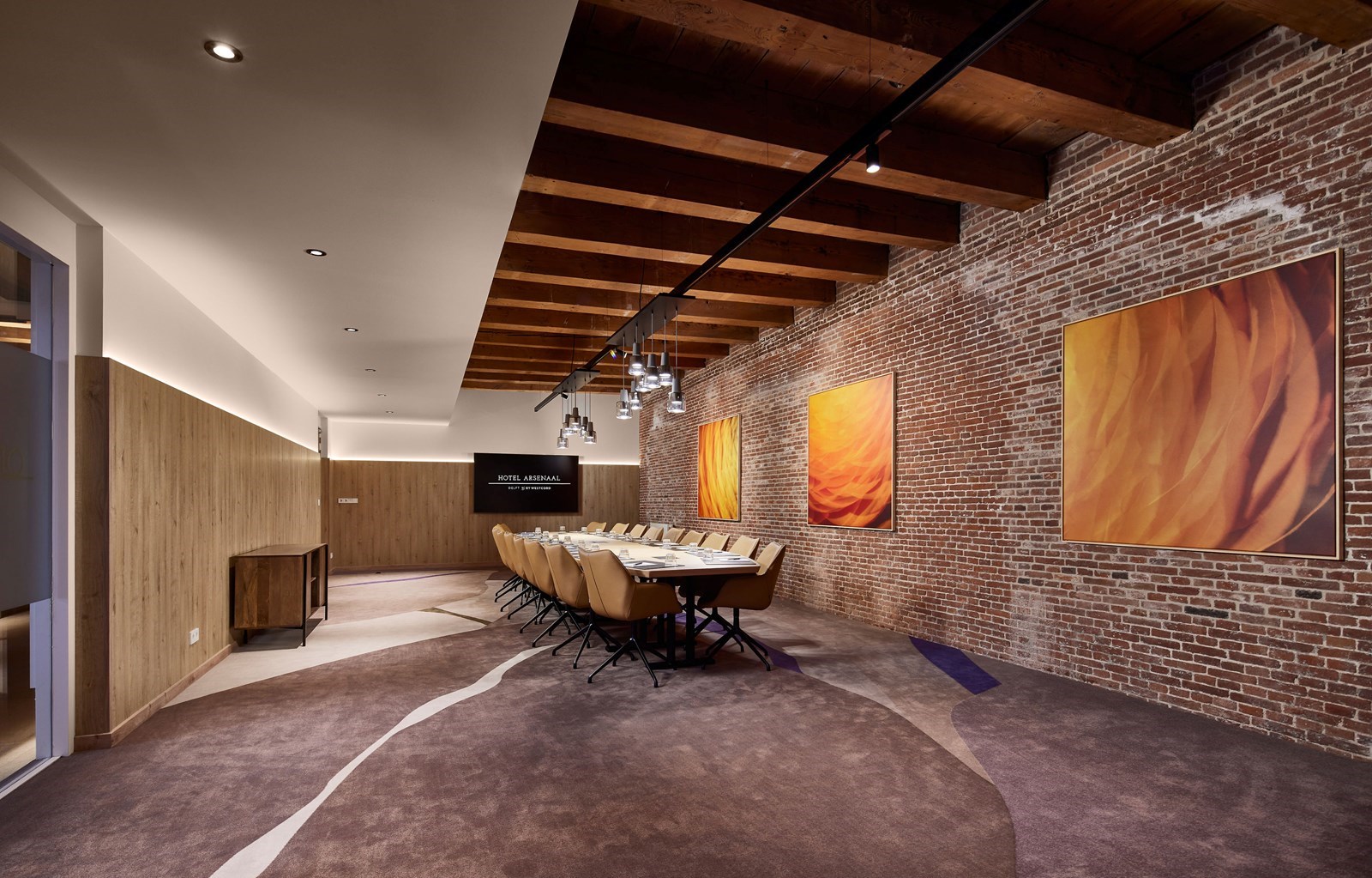 Origineel vergaderen in Het Arsenaal van Delft