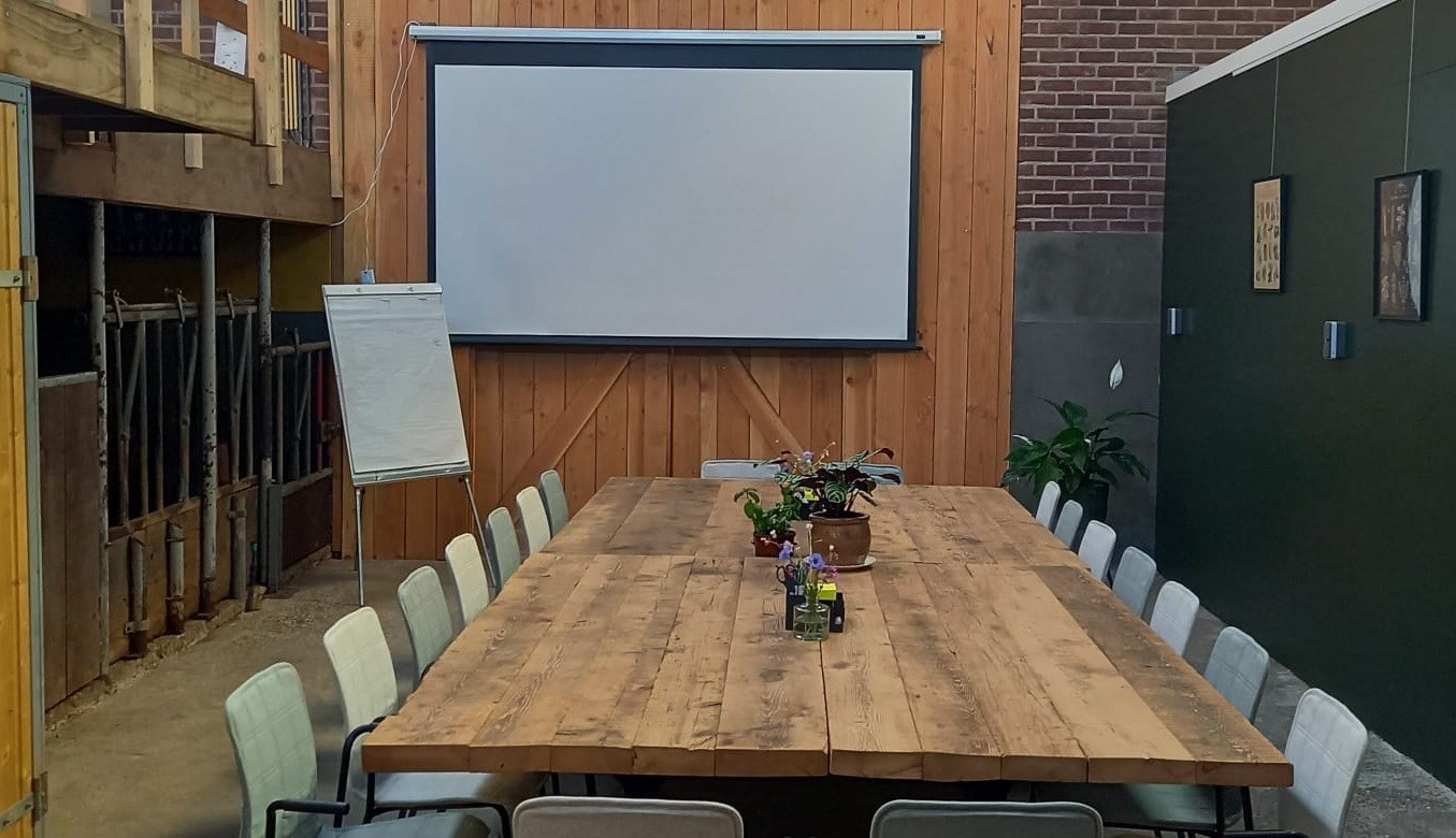 Origineel vergaderen op een unieke gemeenschapsboerderij