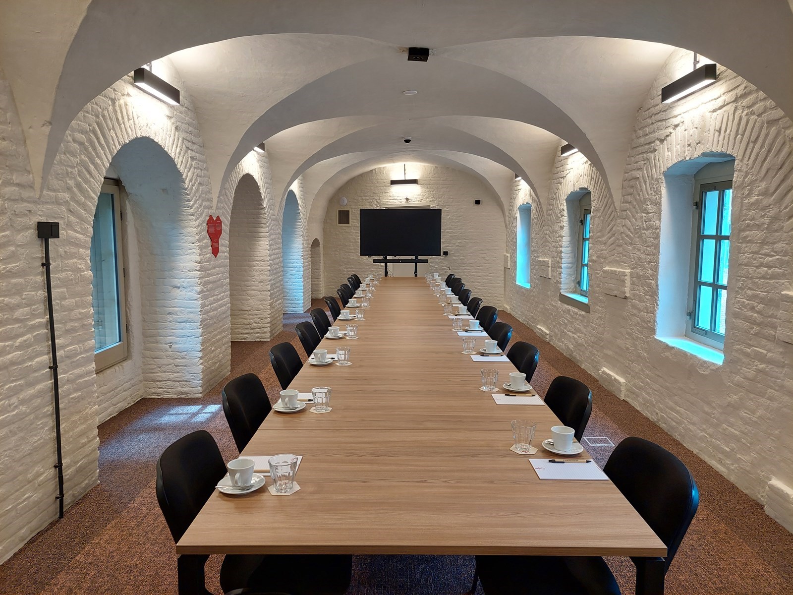 Origineel vergaderen in een Kruithuis uit de 17e-eeuw