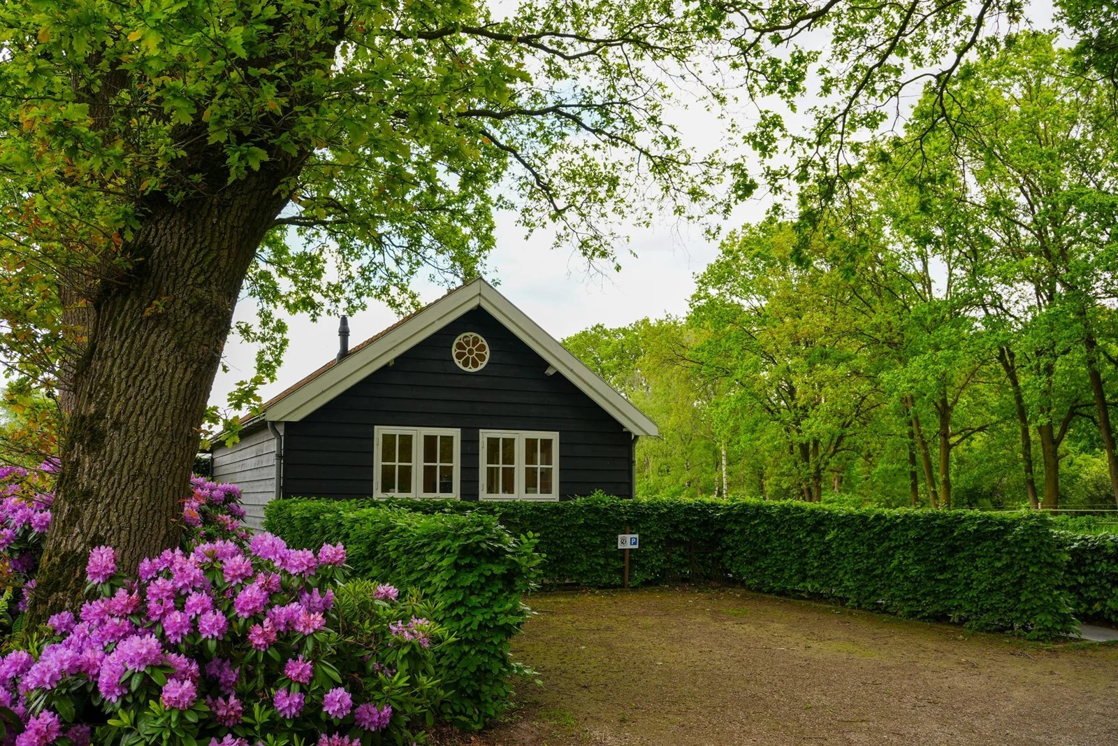 Origineel vergaderen op een authentieke boerderij aan de rand van bossen en vennen