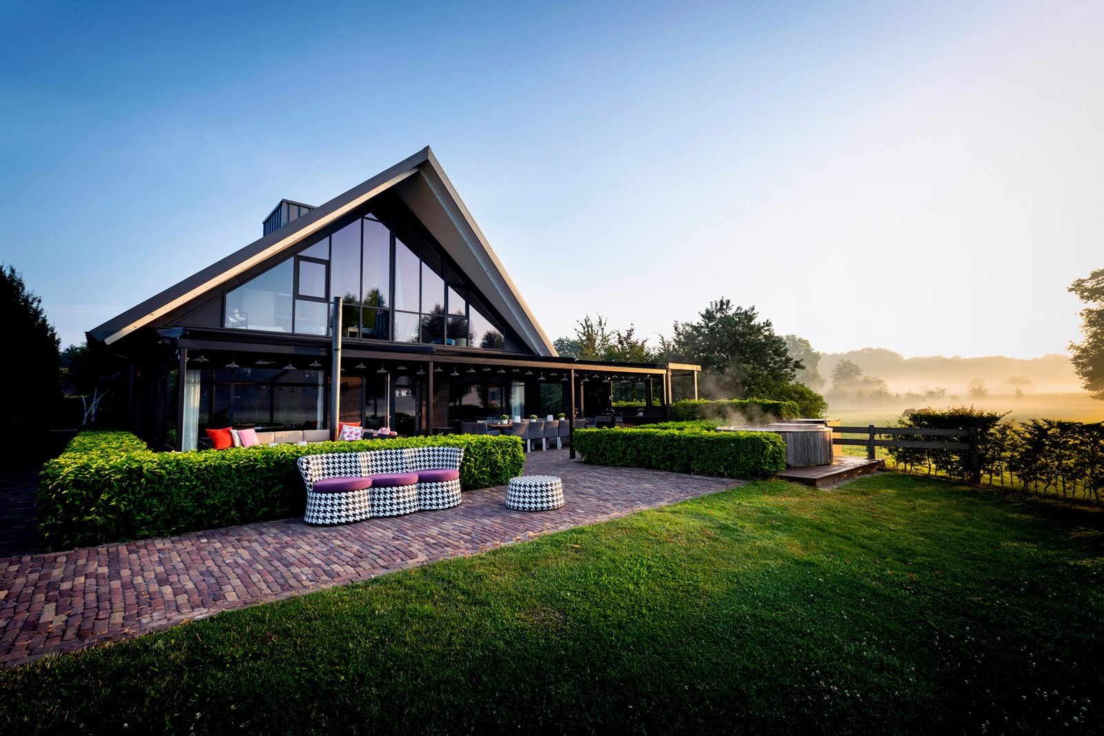 Vergaderen en overnachten in een luxe accommodatie midden in de natuur