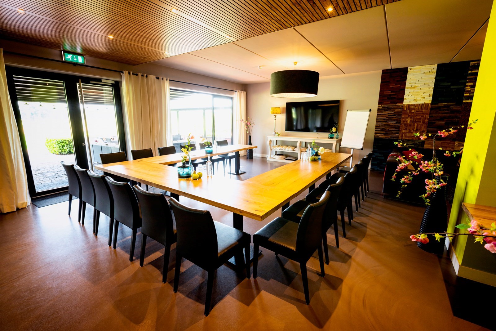 Vergaderen en overnachten in een luxe accommodatie midden in de natuur