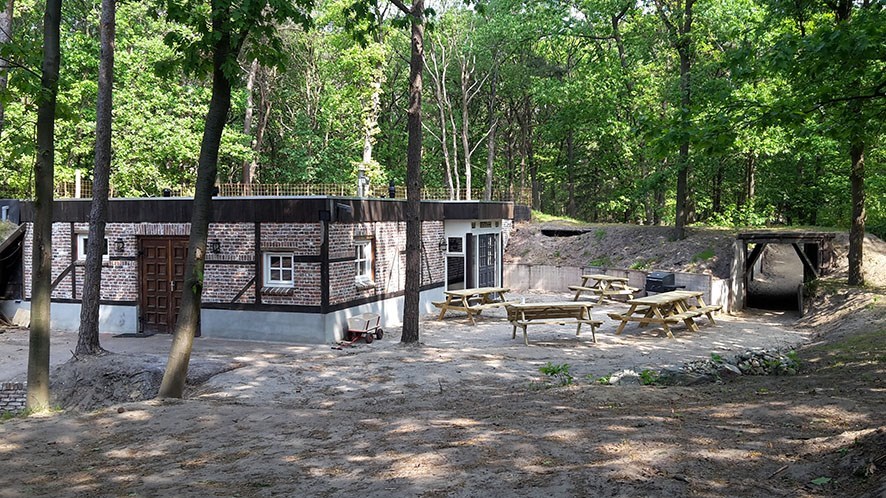 Vergaderen en overnachten in een Boomhut