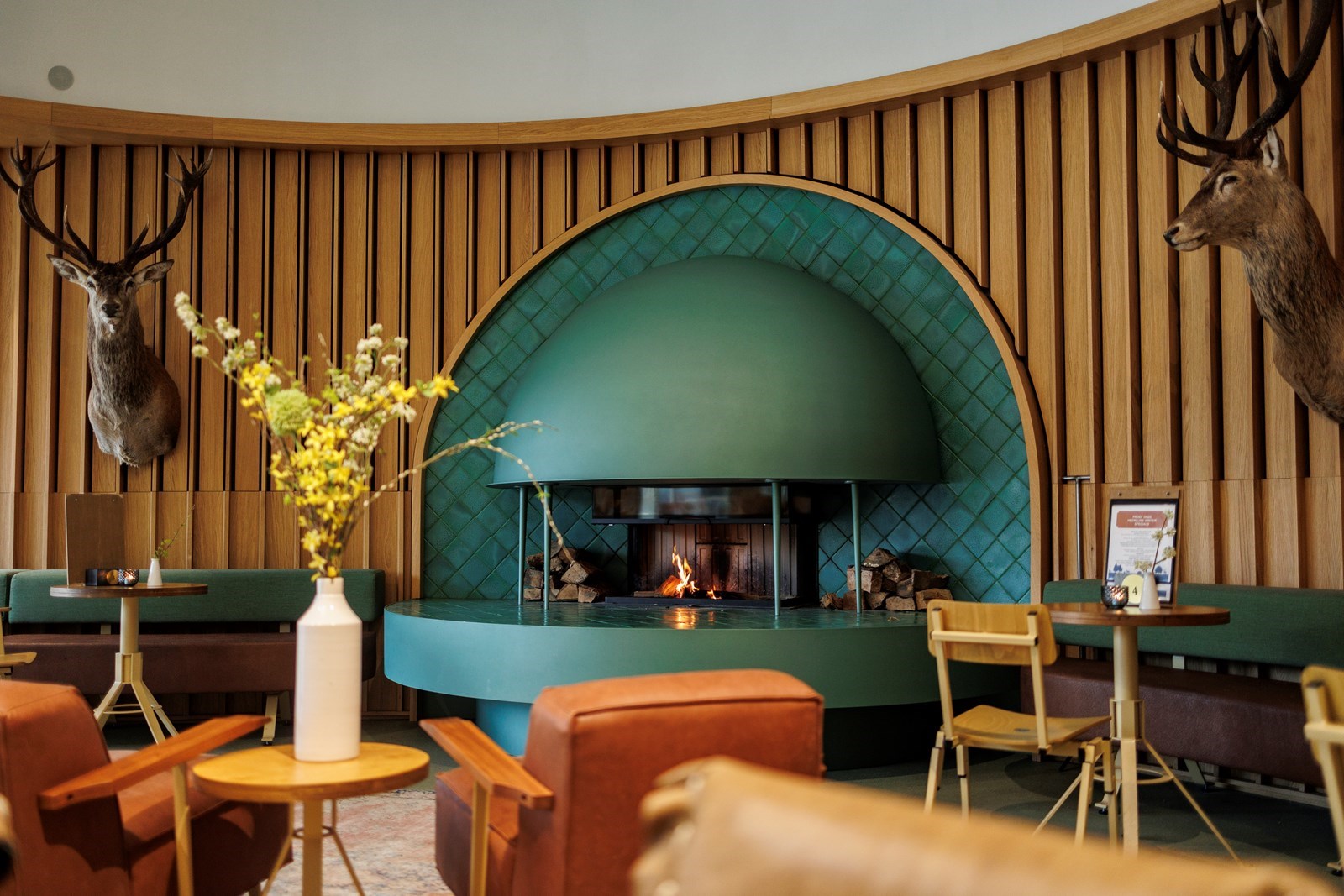 Vergaderen in het duurzame Park Paviljoen van het Nationale Park De Hoge Veluwe