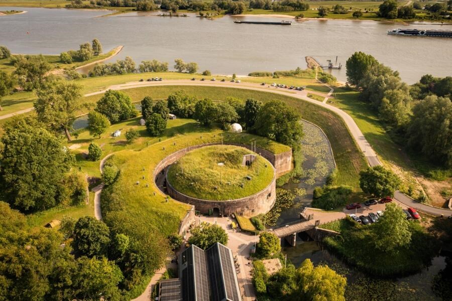 Origineel vergaderen op een Fort 