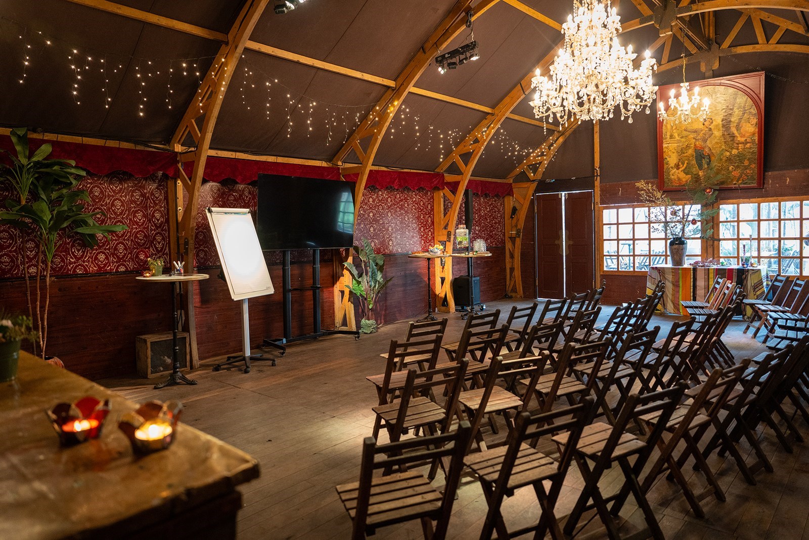 Origineel vergaderen op een Fort 