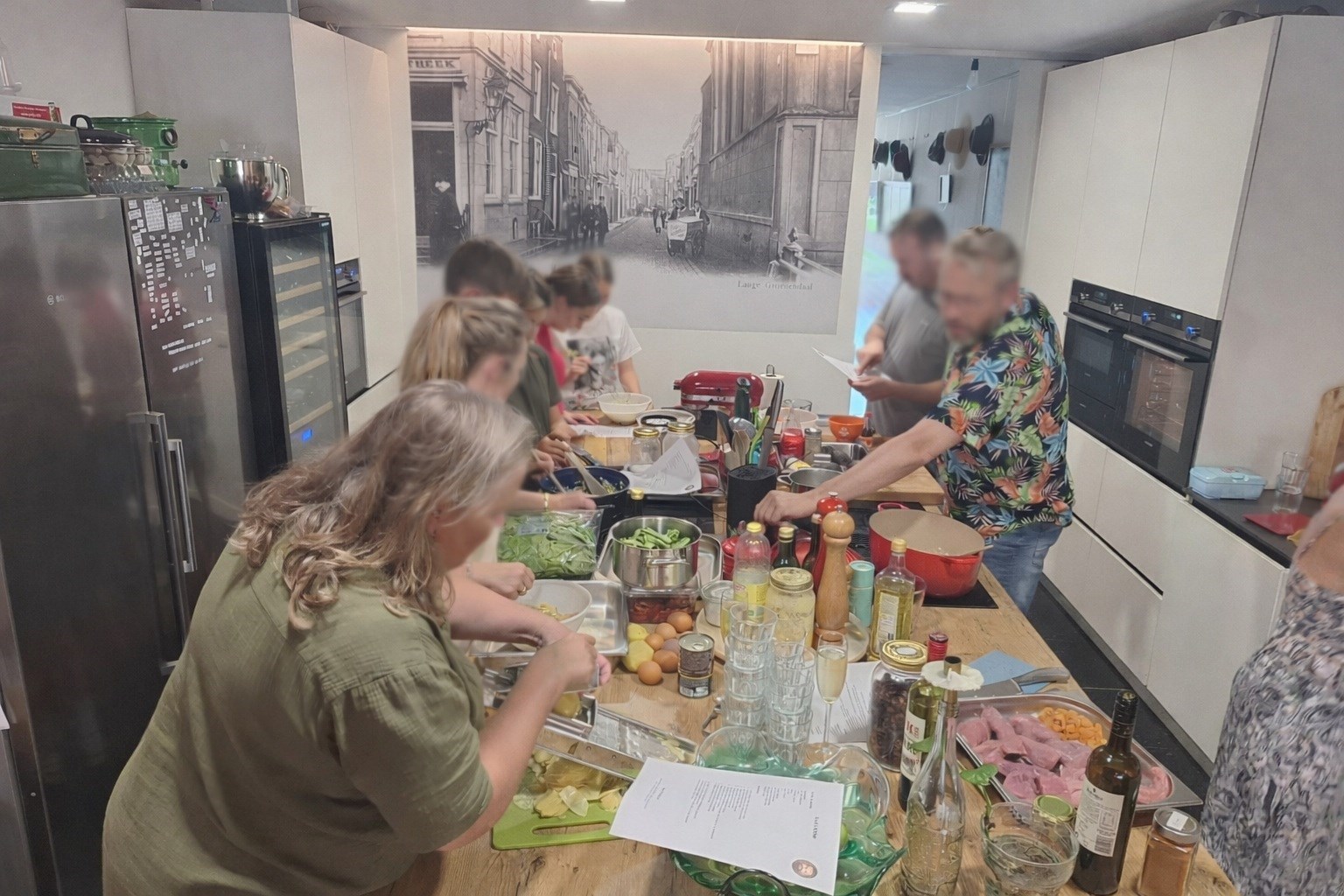 Vergaderen in het huiskamerrestaurant van René in het historische centrum van Gouda
