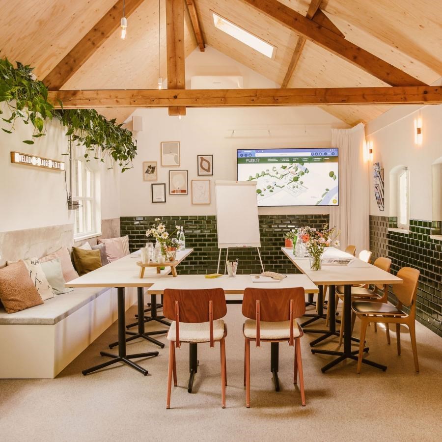 Origineel vergaderen (en overnachten) in een paradijsje, hartje natuur