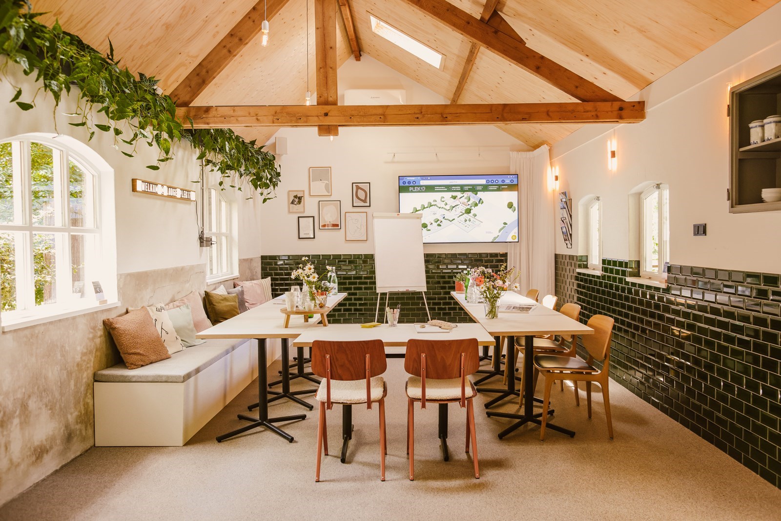 Origineel vergaderen (en overnachten) in een paradijsje, hartje natuur