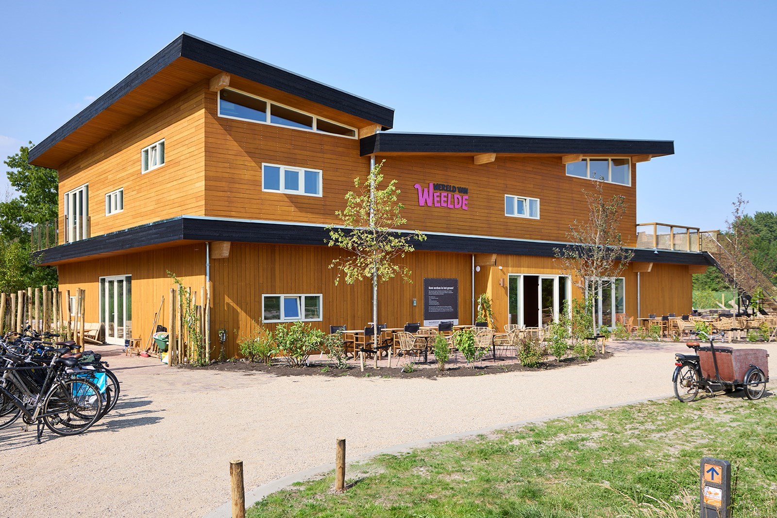 Vergaderen in een uniek biobased gebouw op een kleurrijke natuurplek vlakbij Utrecht