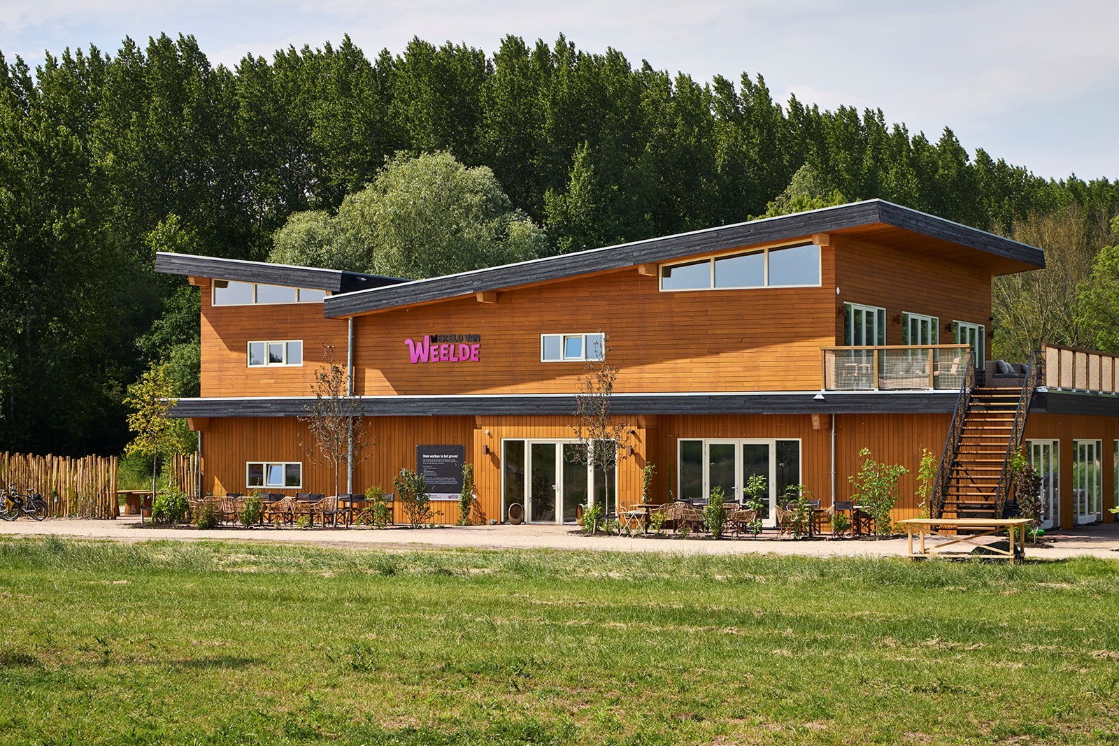 Vergaderen in een uniek biobased gebouw op een kleurrijke natuurplek vlakbij Utrecht