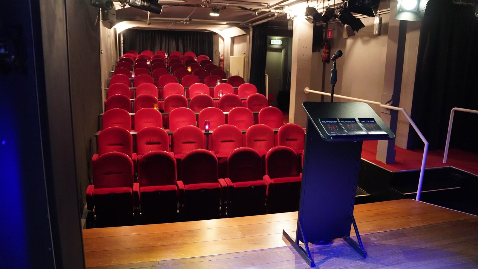 Origineel vergaderen in een klein en intiem theater in het centrum van Den Haag