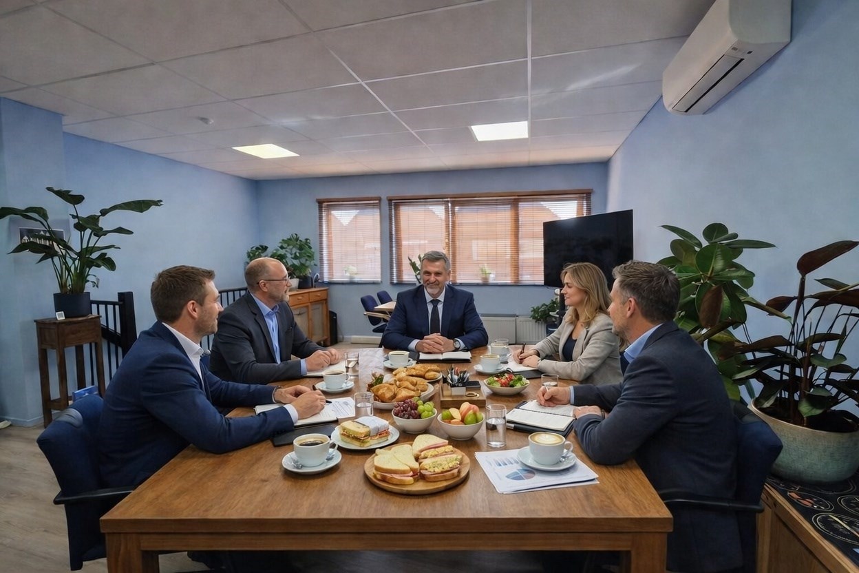 Meetings in de wolken met een unieke VR-flightsimulator