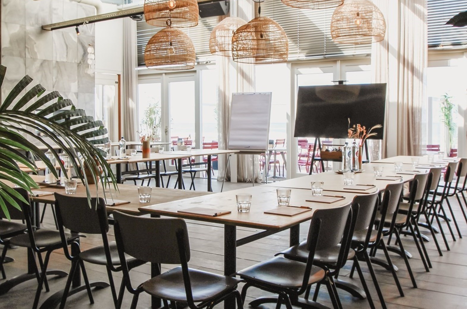 Vergaderen in een uniek boutique chique strandresort