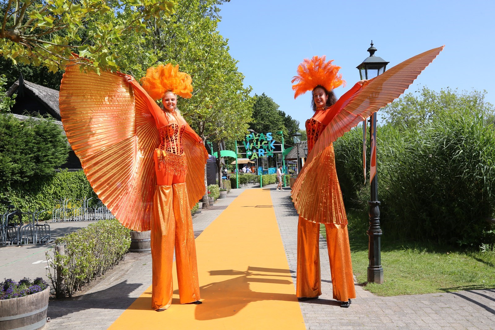 Vergaderen bij Plaswijckpark in Rotterdam