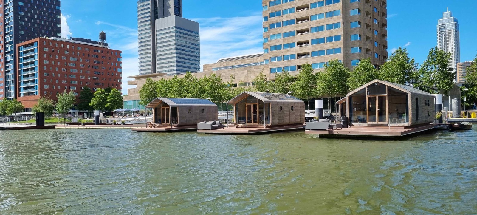 Vergaderen op het water in Rotterdam